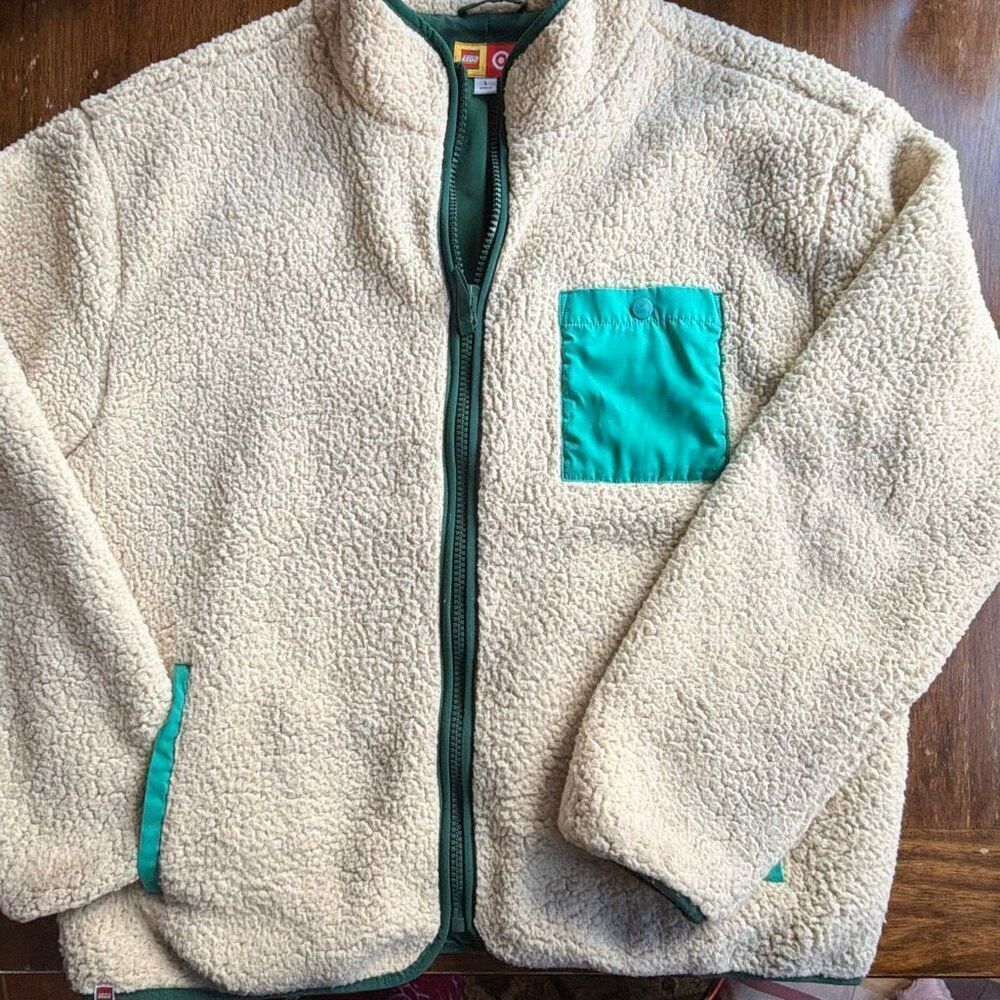 Lego Men’s Full Zip Sherpa Fleece Jacket Large Lego for Target